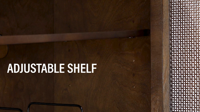 Amazon.com: Crosley Furniture Kenji Media Console, Record Player