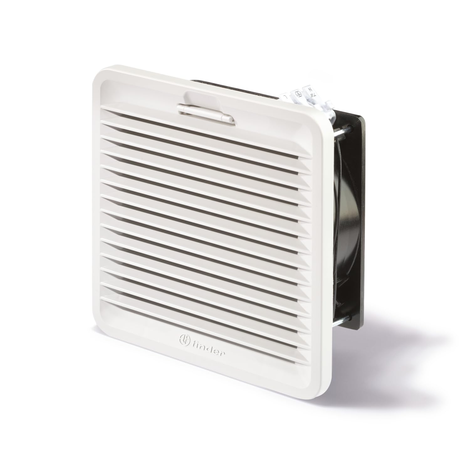Finder Ventilatore con filtro per uso interno Tipo 7F.20. Per armadi e quadri elettrici con tensione nominale 120 o 230 V AC. Disponibile in 4 dimensioni e con potenze nominali da 17 W a 78 W