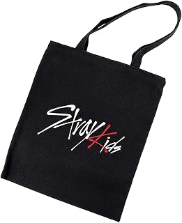 Comprar Stray Kids Skzoo Tote Bag,Stray Kids Merch,Bolso de Lona para Mujer Bolso de Hombro de Gran Capacidad Turismo Informal,Artículo para Fans de Kpop Stray,Negro