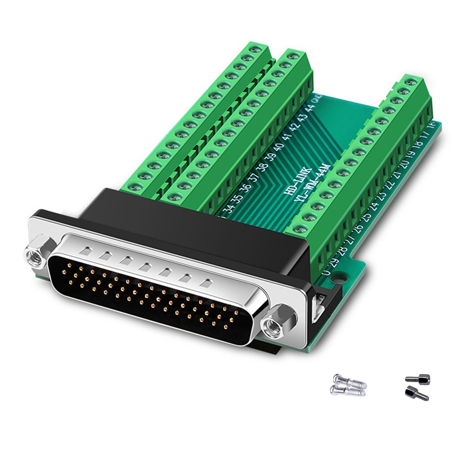 Amazon.com: ATMLCOER DB44 Connector,Male D-SUB Header to 44-pin