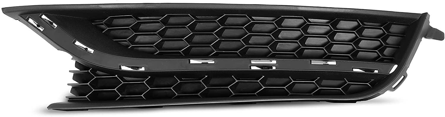 Kojem Fog Light Cover Compatible with 2012-2015 Volkswagen Passat Replacement for 561853665E9B9 VW1038121 REPV015518 Lamp Bezel Cap w/o Fog Light Hole LH (Driver Side)