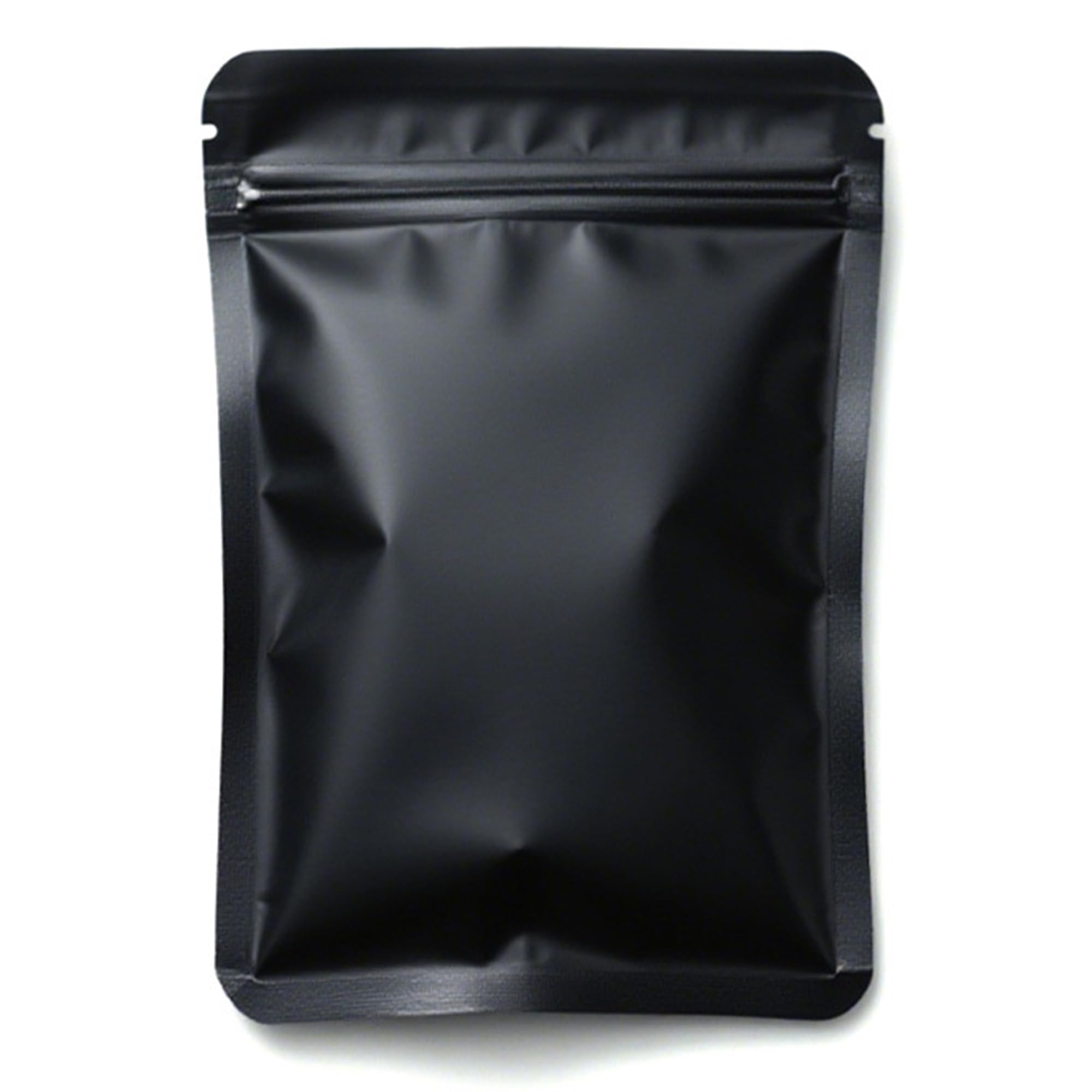 100 pcs Mylar Bags,Resealable Black Ziplock Baggies 7x10cm,Cali Packs 3.5g