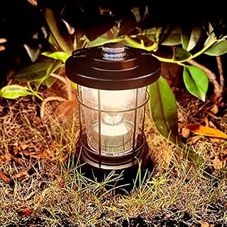 Rechargeable Camping Lantern, Retro Outdoor Portable Lantern with 4000 Power Bank, 3 Modes Outdoor Searchlight for Emergency, Portable Ultra Bright USB Tent Lights for Fishing/Garden/Power Cuts