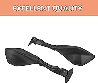 Vista 5 de Worldmotop - Espejo retrovisor lateral ajustable para motocicleta, repuesto para KAWASAKI Ninja 400 Ninja400 2018 2019 2020 2021 2022