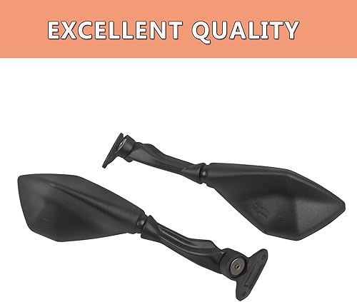 Miniatura 5 de Worldmotop - Espejo retrovisor lateral ajustable para motocicleta, repuesto para KAWASAKI Ninja 400 Ninja400 2018 2019 2020 2021 2022 (para tipo