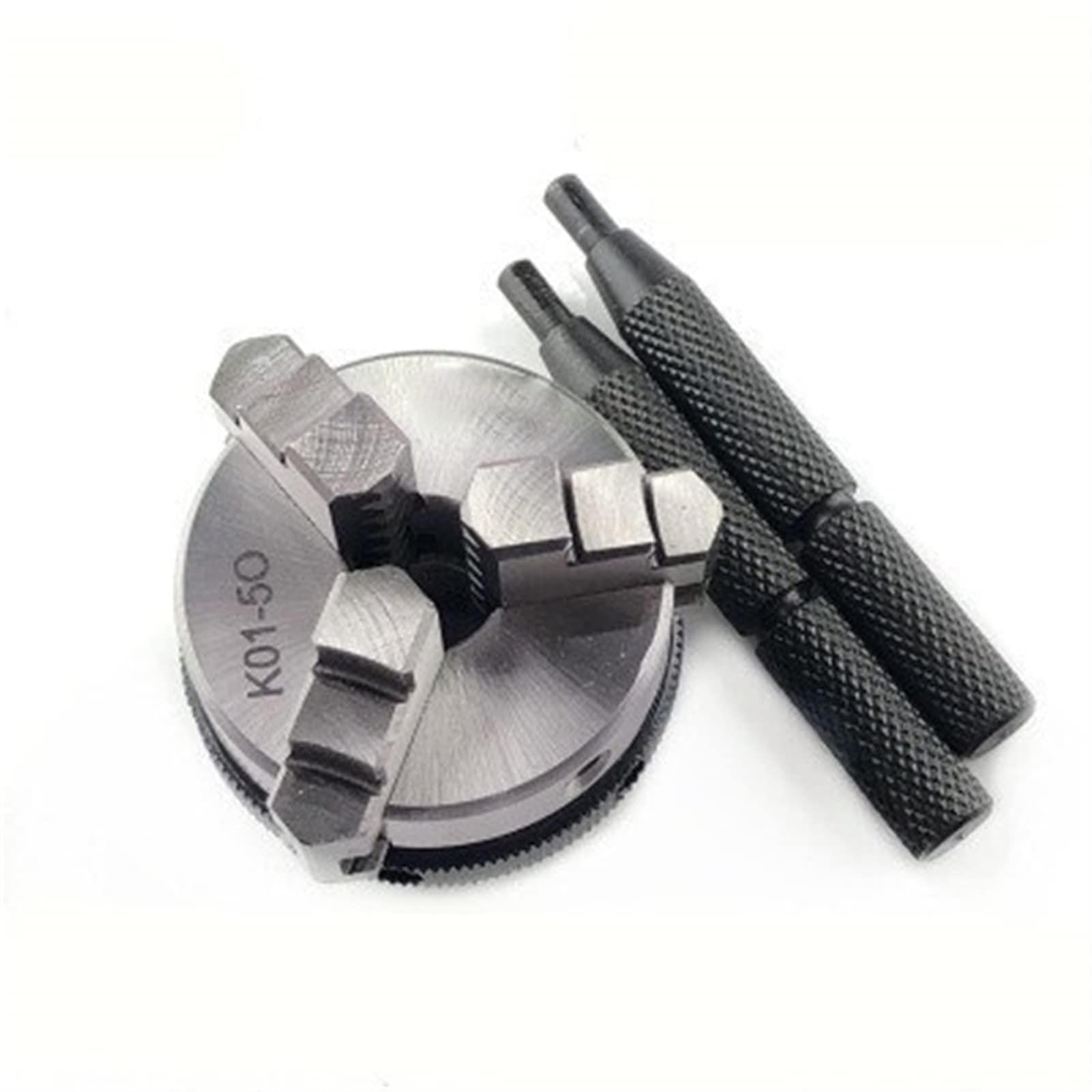 Mandrin de tour 50mm 4 mors autocentrant K01-50 pour filetage manuel de précision sur métaux
