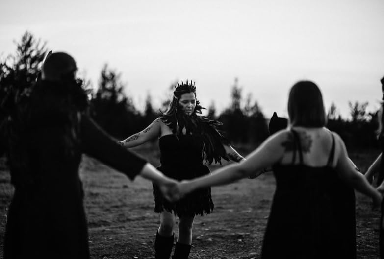 HOMELEX Black Witch Feather Collar Crow Shawl Costume Halloween Swan Wings Accessories Cape for Women - Image 7