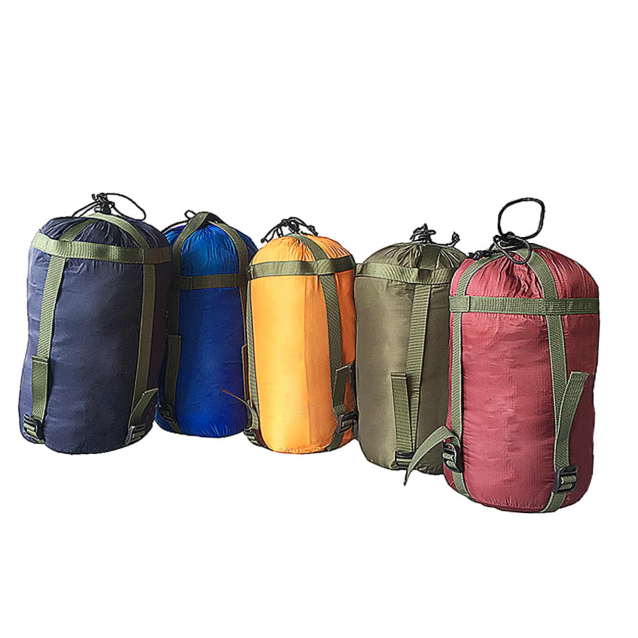 ifundom Nylon Sleeping Bag Storage Sack Compression Bag for Adults for Camping Hiking Backpacking ()