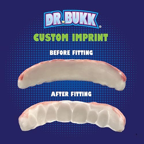 Miniatura 4 de Dr Bukk Realistic Hollywood Style Funny Teeth - Custom Fit Yourself at Home - Handmade in USA - Novelty, Gag, Costume Teeth
