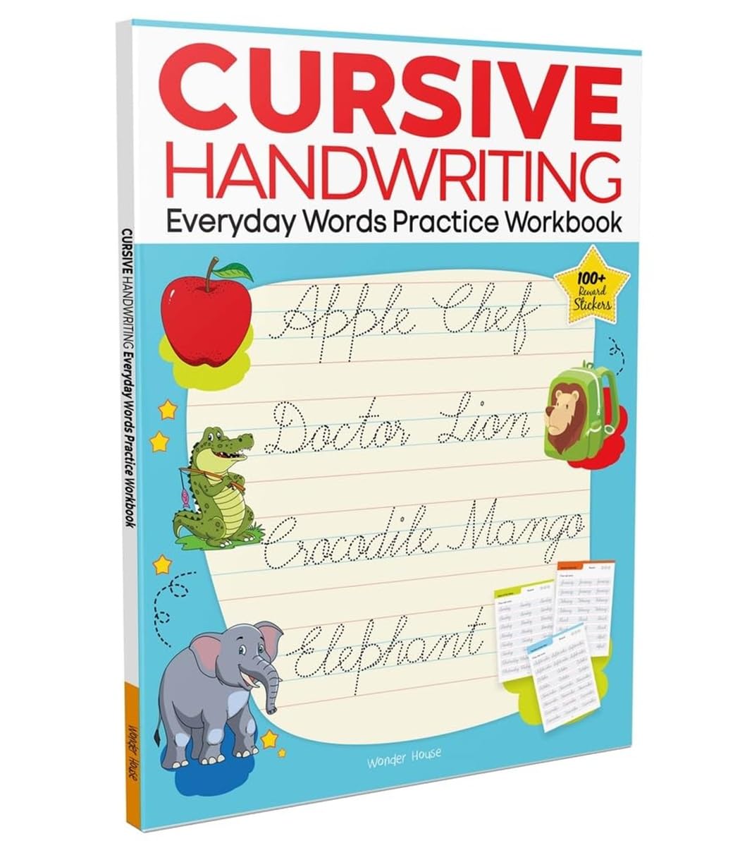 Cursive Handwriting Practice Workbook: Everyday Words | Level 2 | Ages 6–9 | Build Fluency and Confidence with Daily Writing Practice