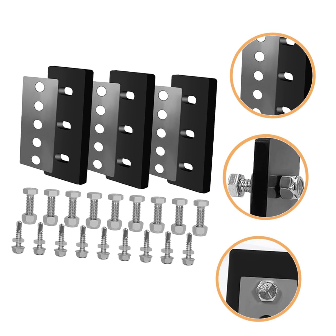 BESPORTBLE Kit Professionale di 3 Giranti Sostituibili per Spazzaneve Girante in Acciaio Inox e Gomma, Garantisce Stabilità e Facile Installazione per Macchina della Neve