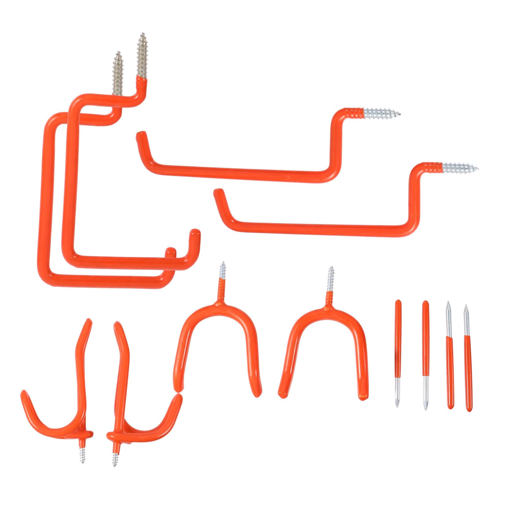 Crochets à visser robustes pour garage supports de rangement outils