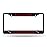 Rico Industries NFL Football Arizona Cardinals Black Chrome Frame with Printed Inserts 12 x 6 Car/Truck Auto Accessory