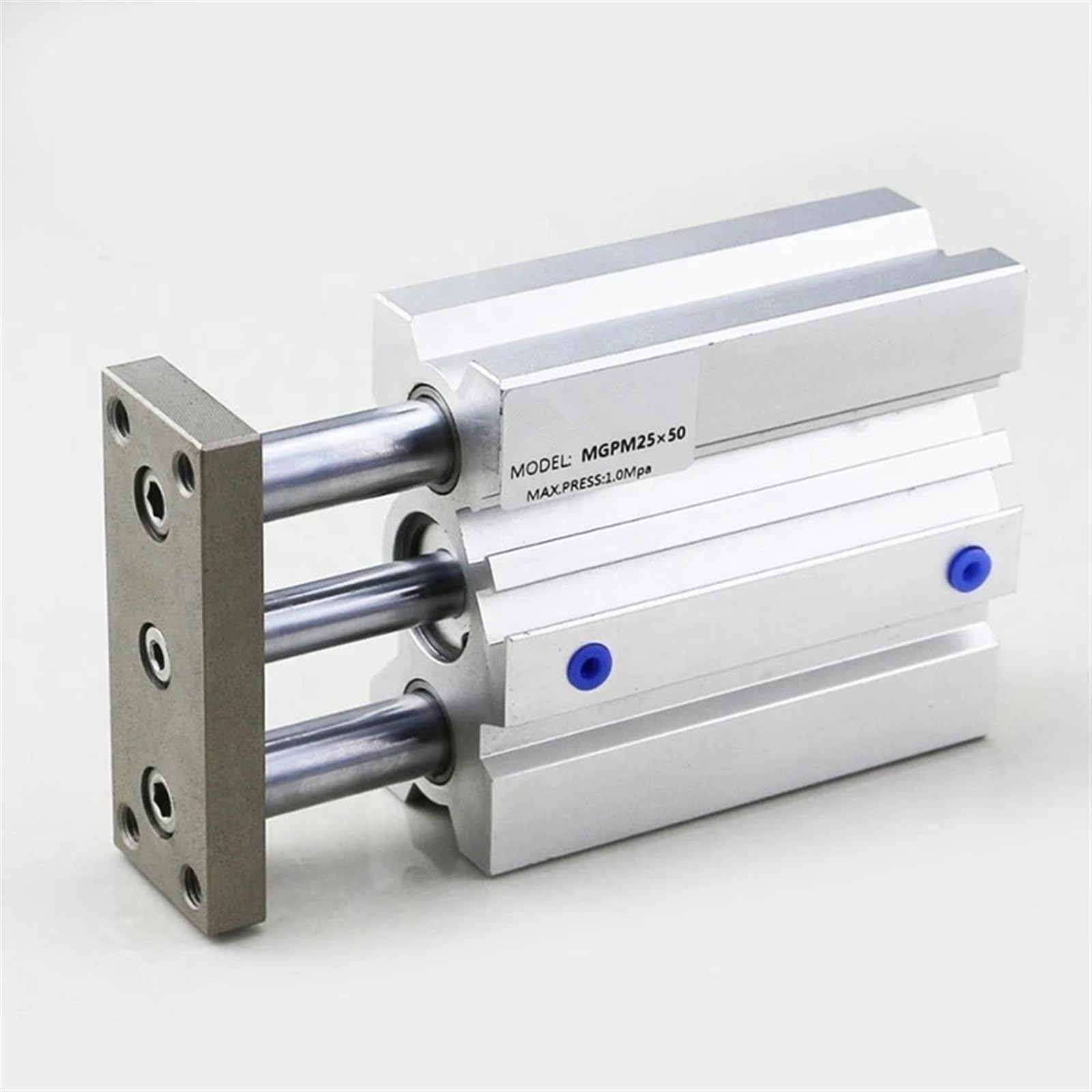 Cilindro neumático de 3 posiciones MGPM, guía compacta, guía neumática de tres ejes, MGPM16x30 con imán, 1 unidad(MGPM16-,125)
