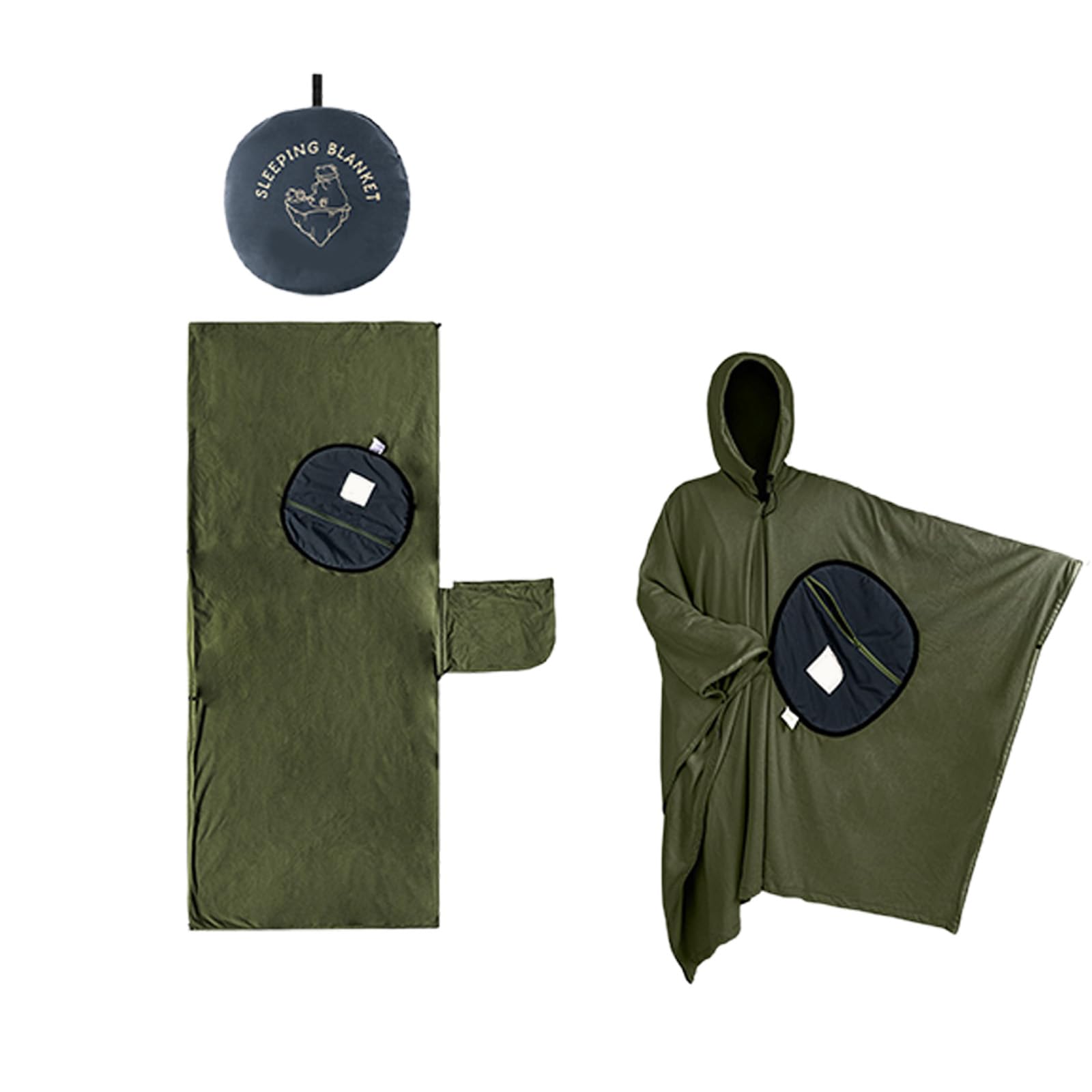 Mehrzweck Camping Schlafsack, wasserdichte, Fleece für Wandern, Notfälle, Überleben, isolierte, wasserdichte, umwandelbare Tasche