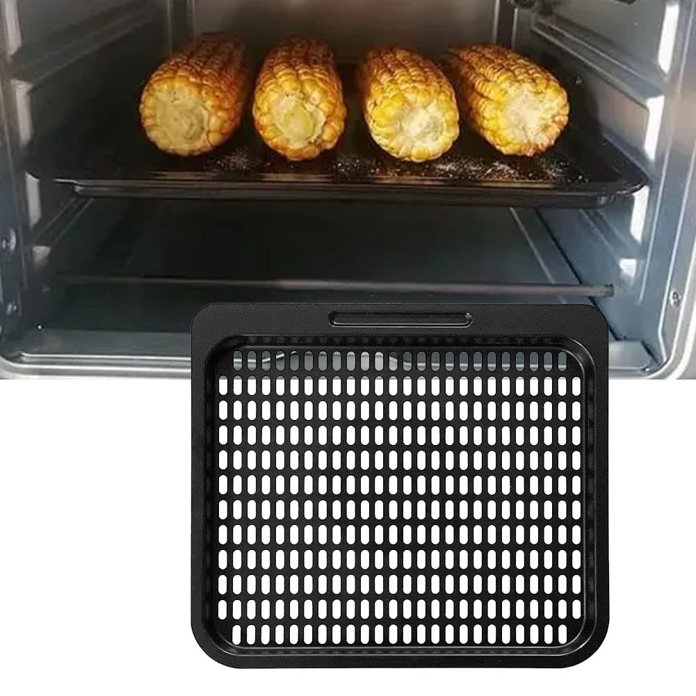 Plateau De Rechange Pour Friteuse à Air 22.5x22.5 Cm - Noir, Facile à Nettoyer, Compatible