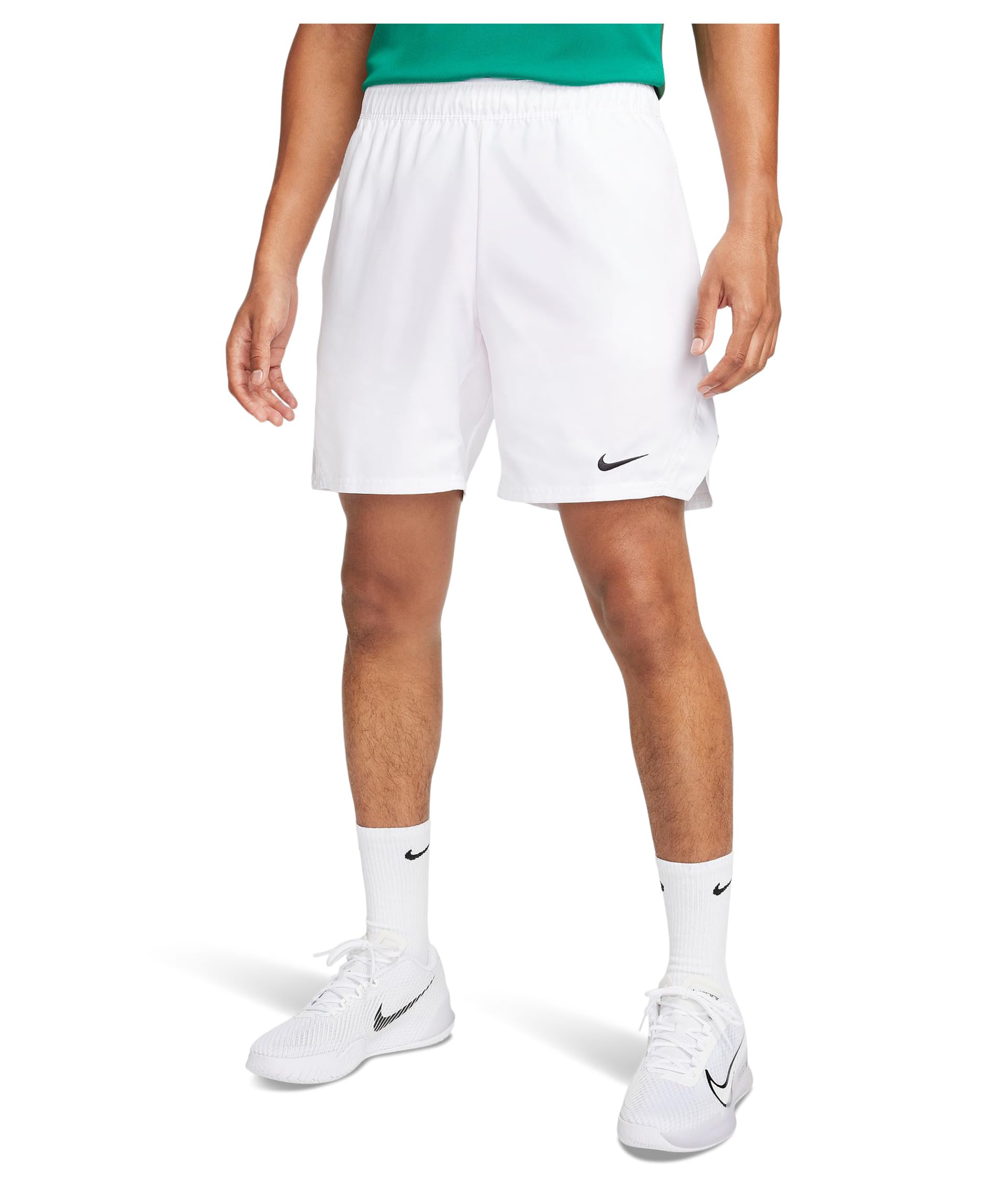 Nike Mens Tennis Victory 7 Inch Shorts - White