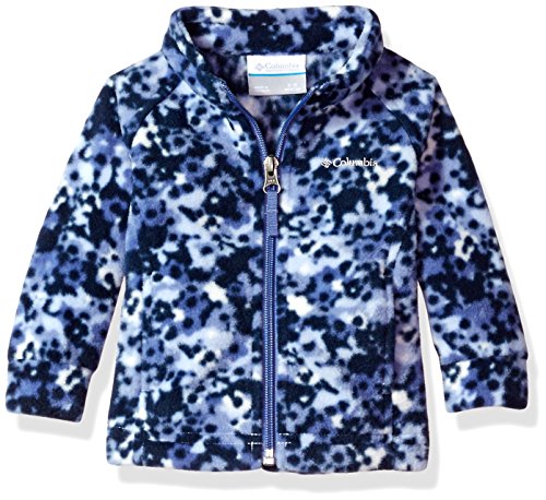 Columbia Baby Benton Springs Ii Printed Fleece Jacket, Faded Sky Floral Camo, 6-12 Months