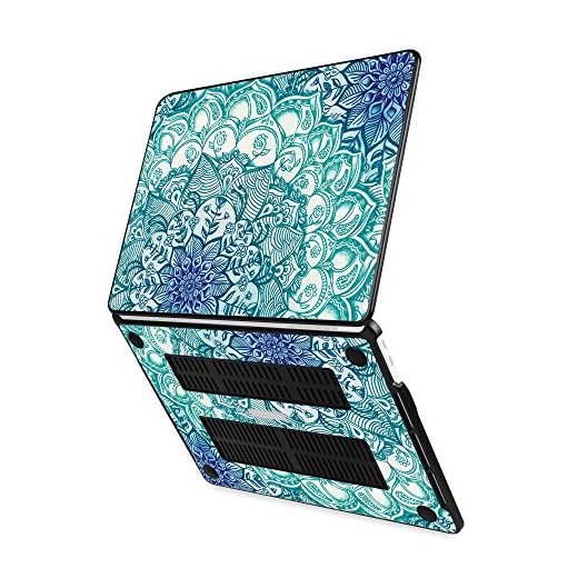 Fintie Case for MacBook Pro 13 (2019 2018 2017 2016 Release) - PU Leather Coated Hard Cover for MacBook Pro 13 Inch A2159 A1989 A1706 A1708 with/Without Touch Bar & Touch ID, E-Illusions