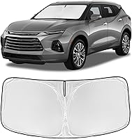 Vista 176 de Parasol de 4 capas para parabrisas, ajuste personalizado, tela 240T, parasol retráctil que bloquea los rayos ultravioletas, accesorios para automóvil