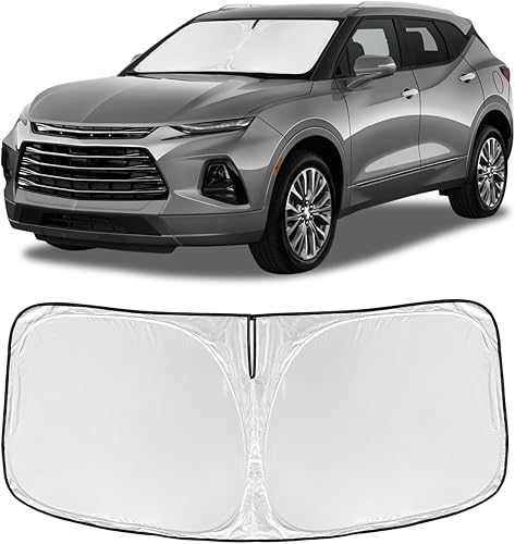 Miniatura 176 de Parasol de 4 capas para parabrisas, ajuste personalizado, tela 240T, parasol retráctil que bloquea los rayos ultravioletas, accesorios para automóvil