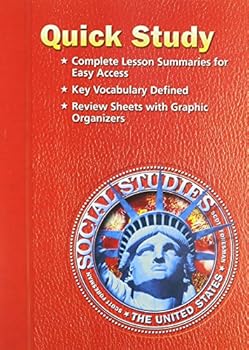 Paperback Social Studies 2005 Quick Study Grade 5 the United States Book