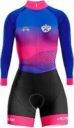 Macaquinho Ciclismo Feminina Rkc Sports Deserto Manga Longa