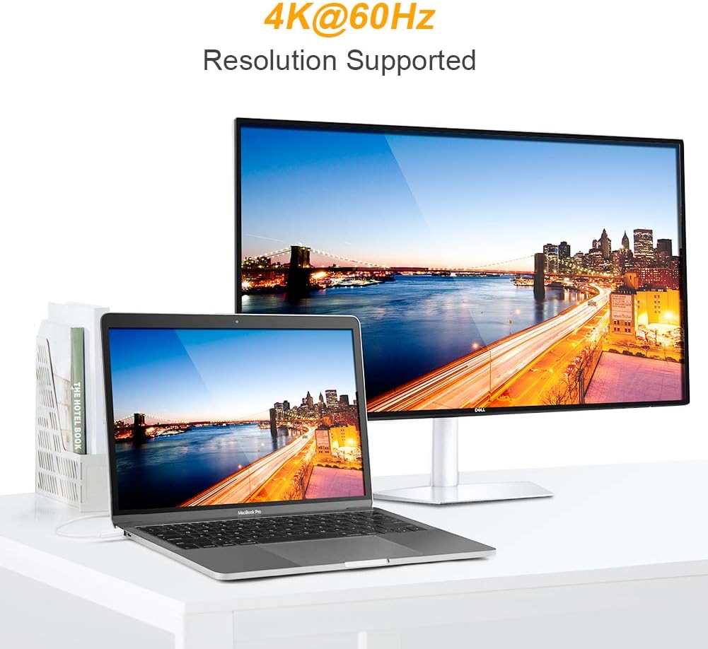 Black Friday - 50% OFF USBC to 4K HDMI Cable 2-Pack, CableCreation 6ft Aluminum Type-C to HDMI Cable Adapter[Thunderbolt 3 Compatible], Compatible with MacBook Pro/Air 2020, New iPad Air/Pro, XPS 13, Yoga 910, Galaxy S20