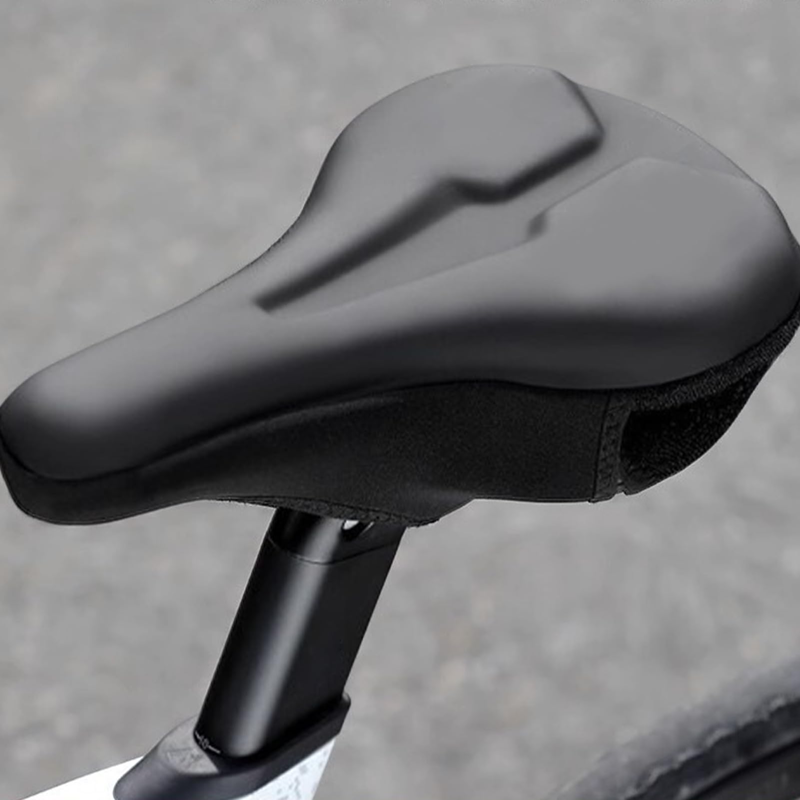 Housse de selle de vélo électrique en silicone imperméable et antidérapante