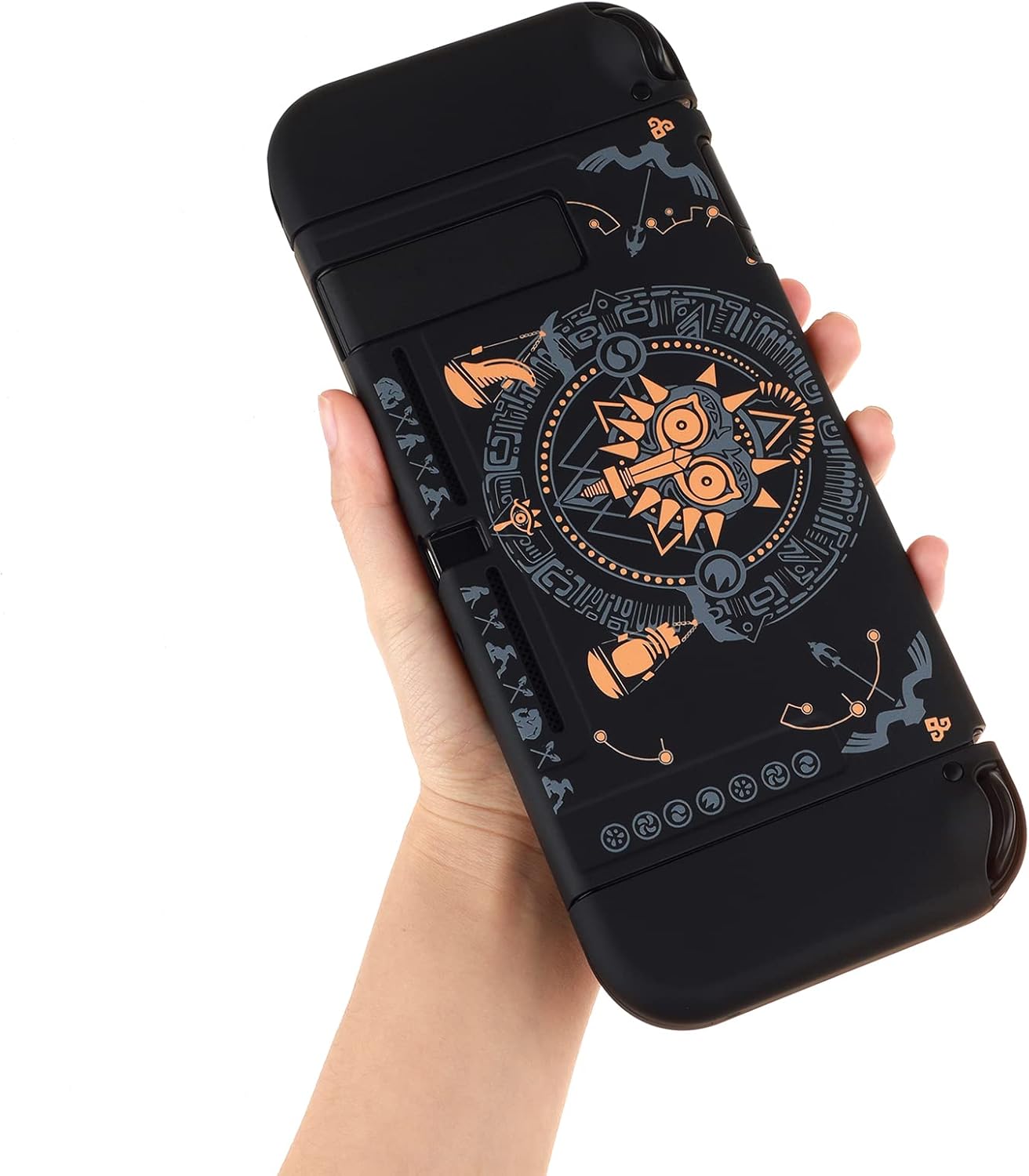 Dockable Protective Case Compatible with Switch, Hard Shell Case cover for Switch and Joy-Con Controllers Shock-Absorption and Anti-Scratch Design Protective - Image 6