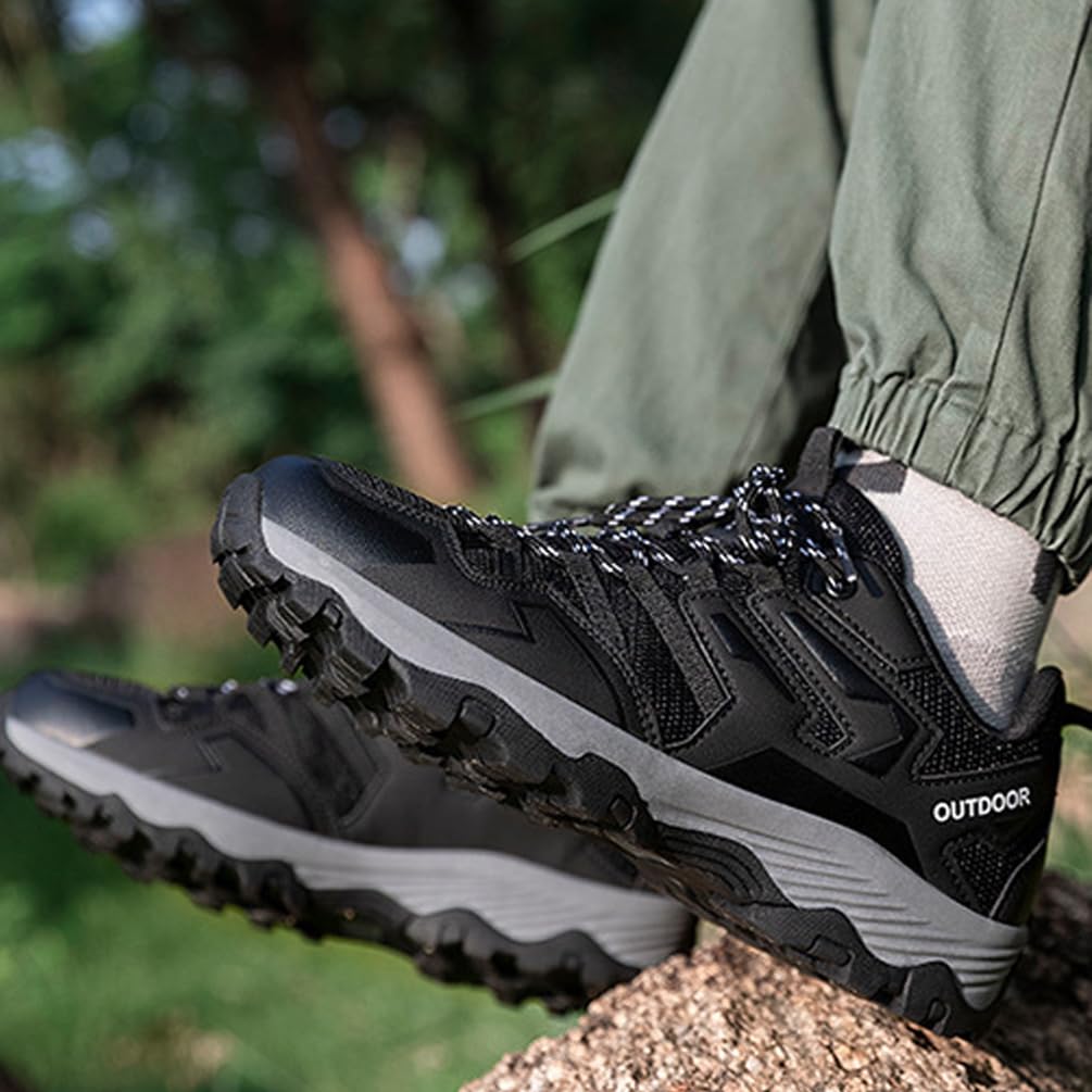 Zapatillas de Senderismo para Hombre Mujer Zapatillas de Trekking Trail Zapatos de Montaña Running Al Aire Libre Impermeable Antideslizantes Sneakers (Trek-30, 36EU)
