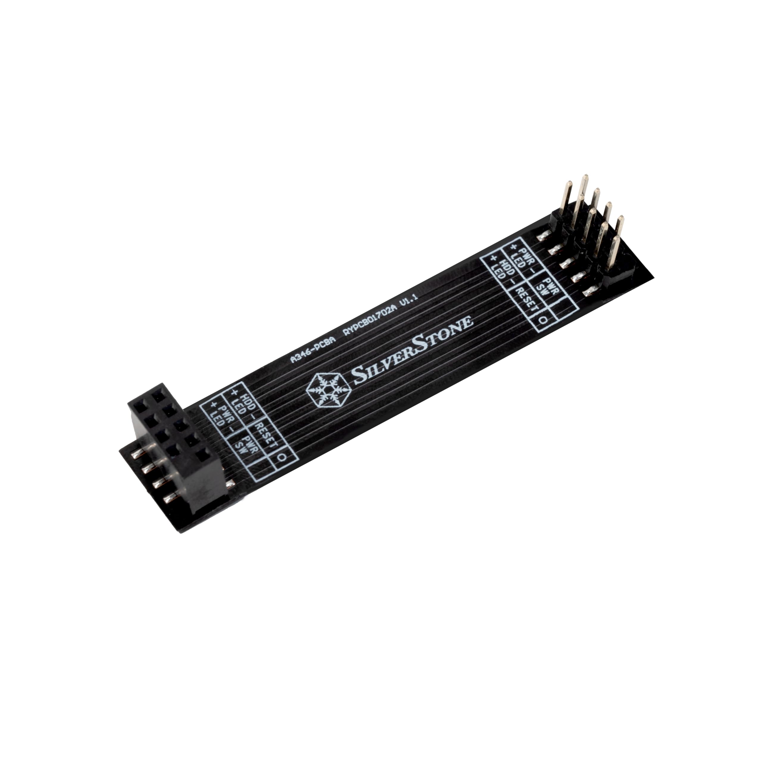 Silverstone Technology CP15 Low-Profile Front I/O Power Switch Extension, SST-CP15