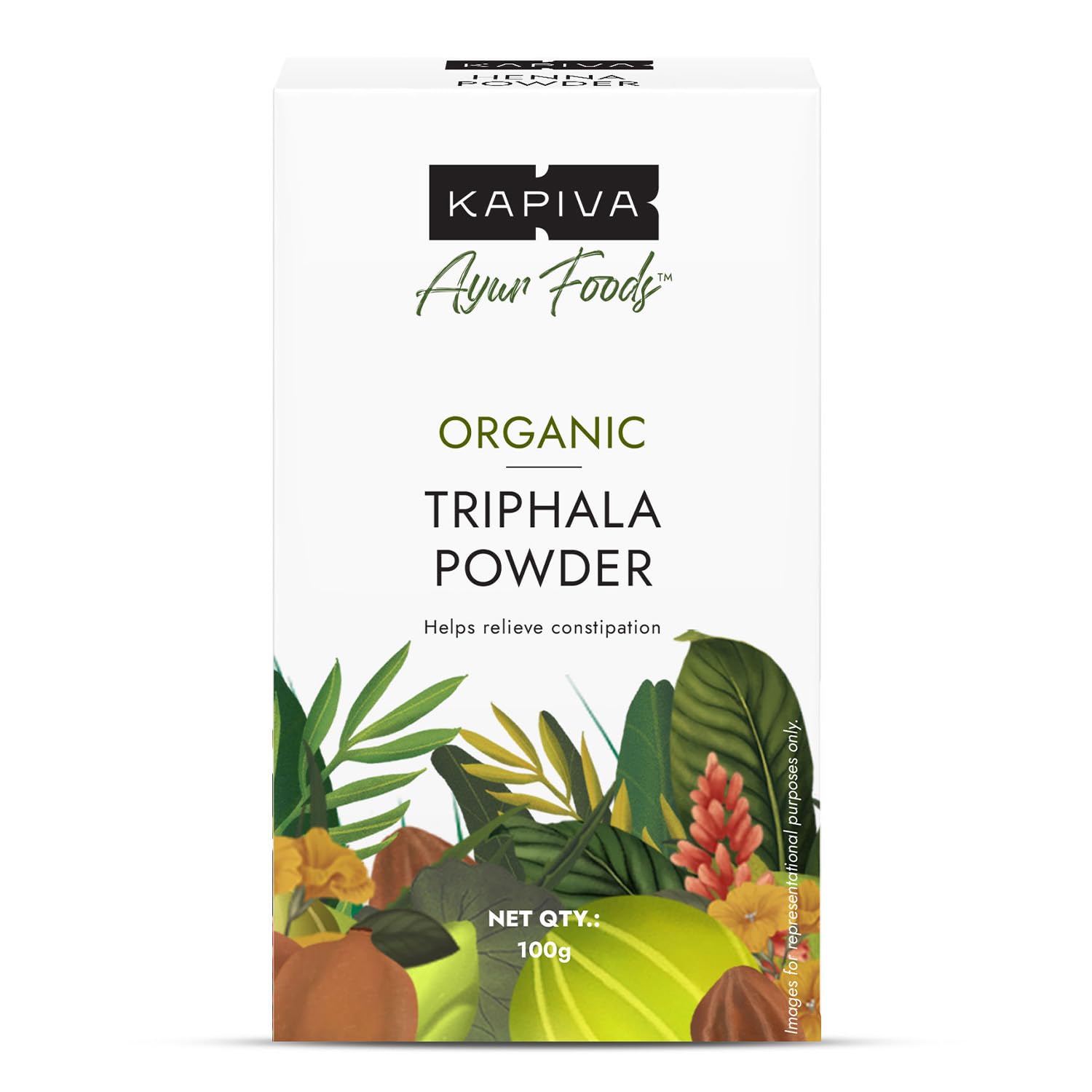 Kapiva Organic Triphala Powder 100g | Helps Relieve Constipation | Promotes Gut Health | Ayurvedic Digestive Support | Triphala Churna (100 g) (100 g)-picture-14