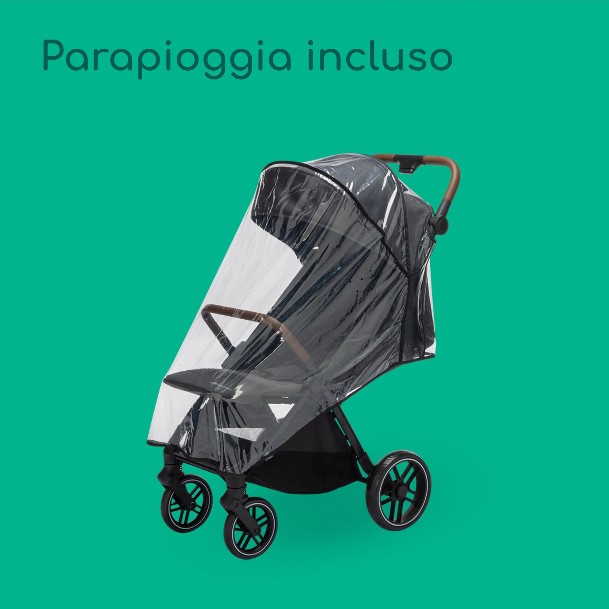 Bebeconfort Indra, Passeggino per Bambini 0-4 anni (22 kg), Chiusura Rapida Automatica, Passeggino Compatto Reclinabile, Sospensioni Integrate, Compatibile con Seggiolino Auto, Mineral Graphite