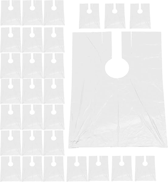 Abaodam Mantellina per Tinta Chioma Monouso 100 Pezzi in Pe Leggera per Uso Domestico e Salone Design Unisex per Acconciature Professionali - 1