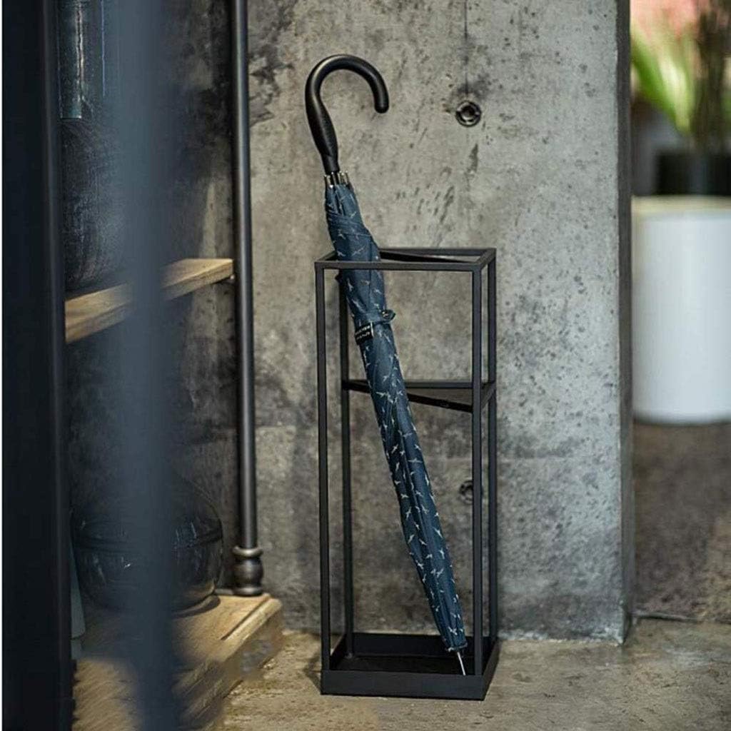 Iron Art Umbrella Stand, Decoration Storage Rack Walking Sticks Holder for Hotel Lobby Household Commercial
