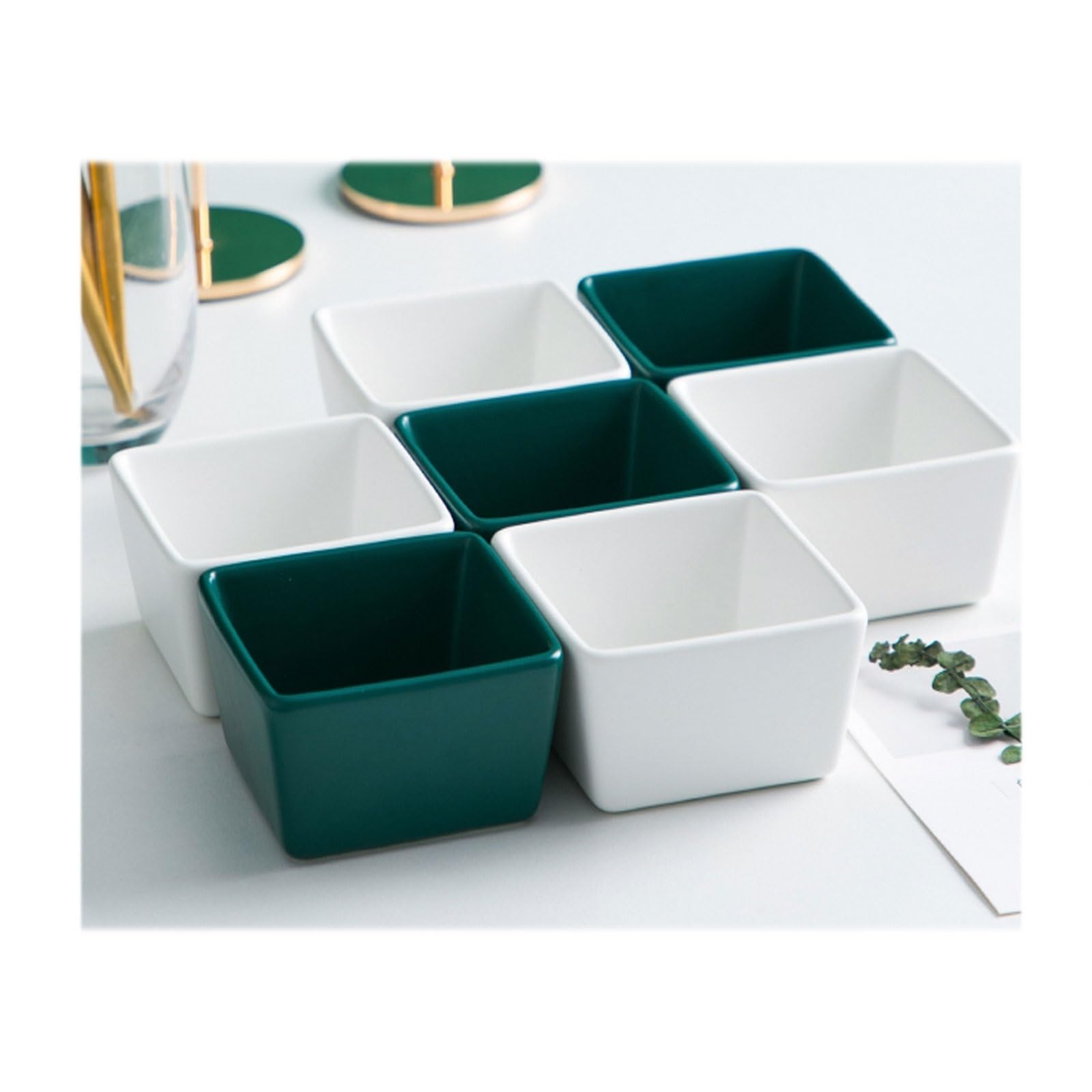 Snackteller Dip-Schüssel-Set, 5-teiliges Saucenschüssel-Keramik-Gewürzteller-Set, Snack-Essteller, Sushi-Schüssel Dessertteller