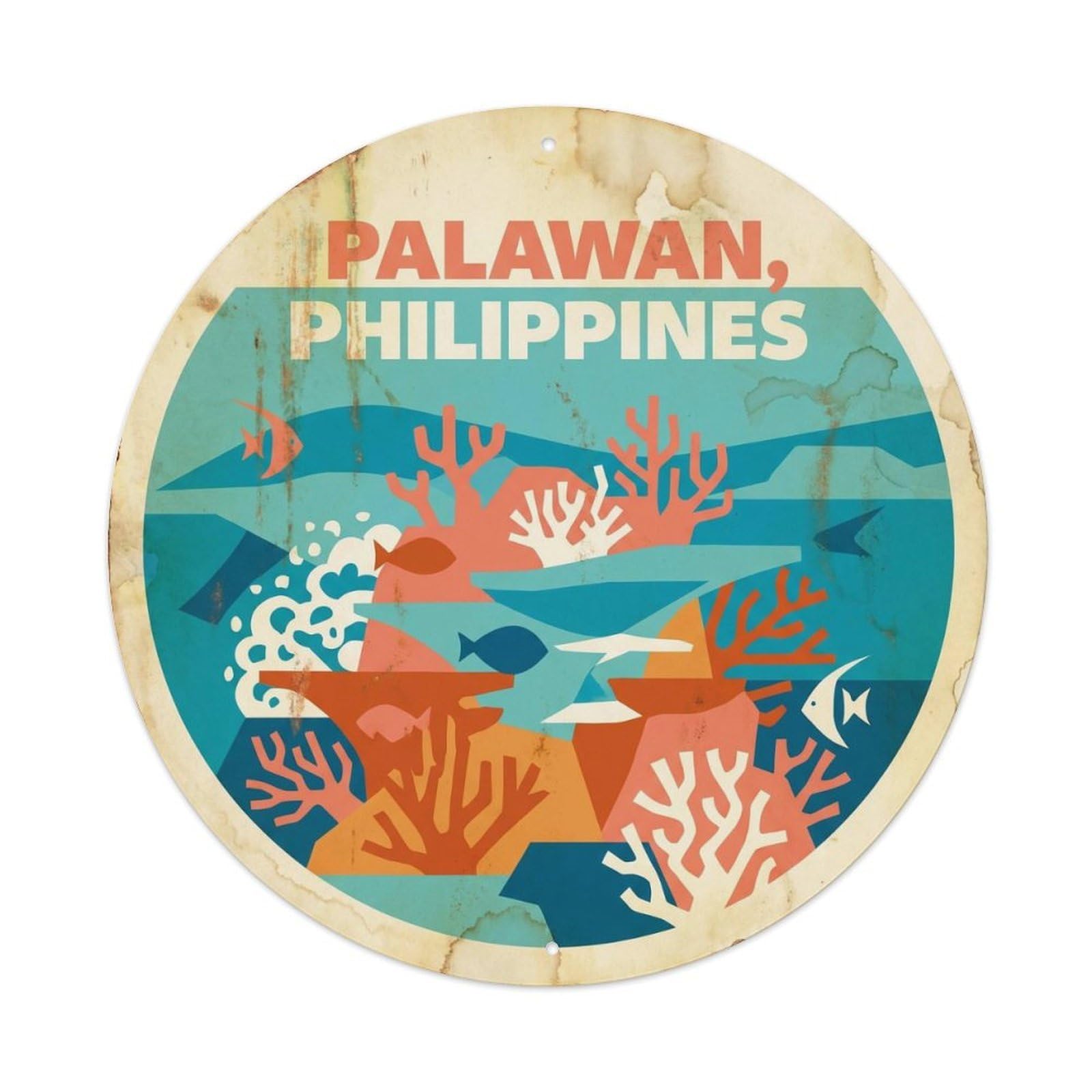 Pambato Reef Palawan Diving Travel Ocean Nature Metal Tin Sign