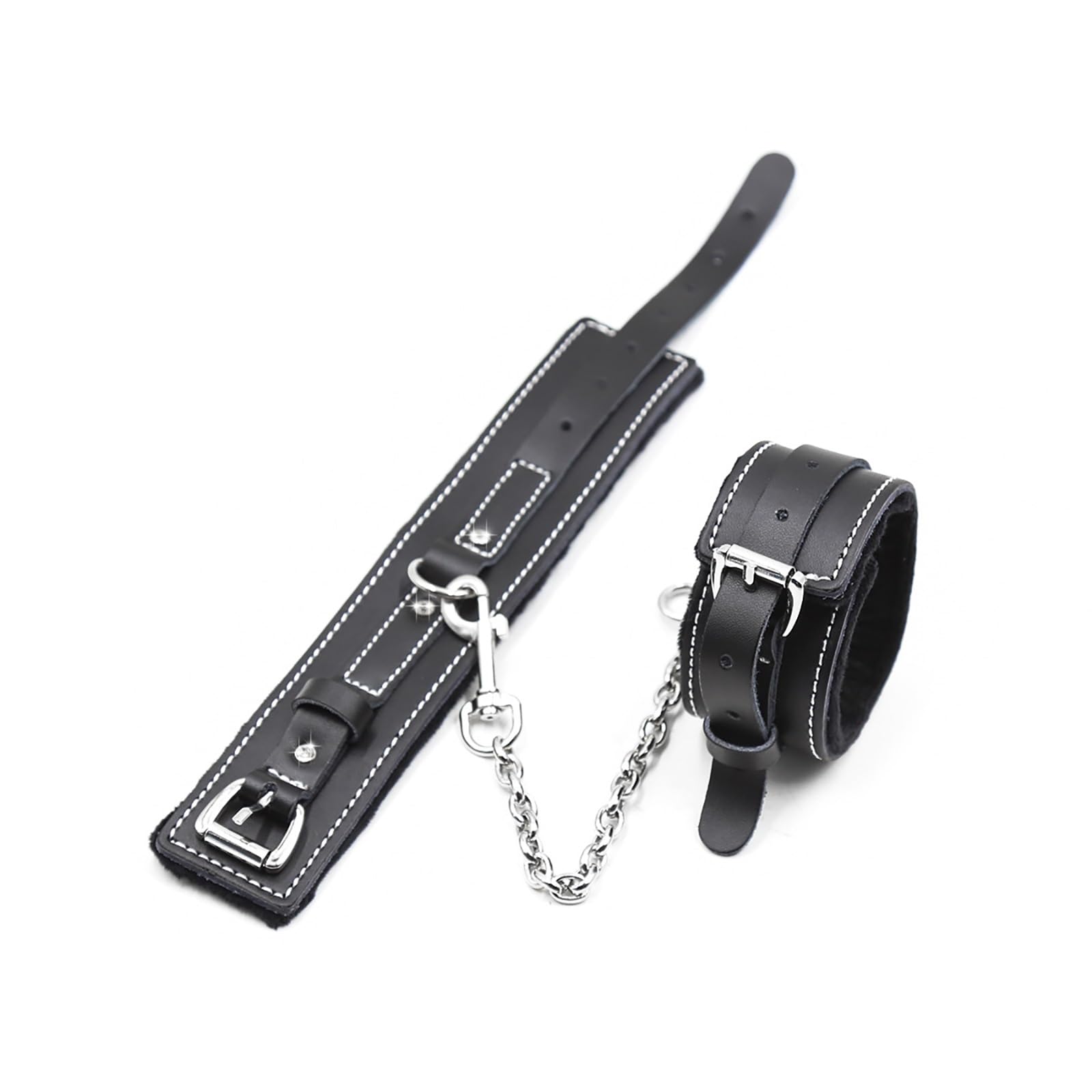 Giocattoli Sessuali Adulti, BDSM Bondage Restraints Set, Fetish Adulto Regolabile Erotico Slave Gioco SM, Giocattoli Sessuali Adulti Staccabili
