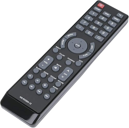 Miniatura 3 de AIDITIYMI NS-RC02A-12 - Mando a distancia para Insignia TV NS-22E730A12 NS15E720A12 NS19E450A11 NS24E730A12 NS32E740A12 NS32E859A11 NS-32L430A11