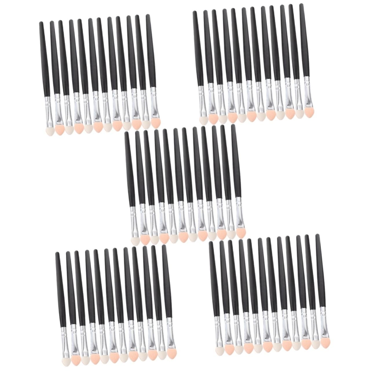 SHINEOFI 5 Sätze Acrylharz Acrylklötzchen Wasserfarben Stifte Malerbürste Aquarellfarben Pinsel Handhaben Wiederverwendbar Schönheit Mehrzweck-schwammbürste Malerei Plastik 48 Stück * 5