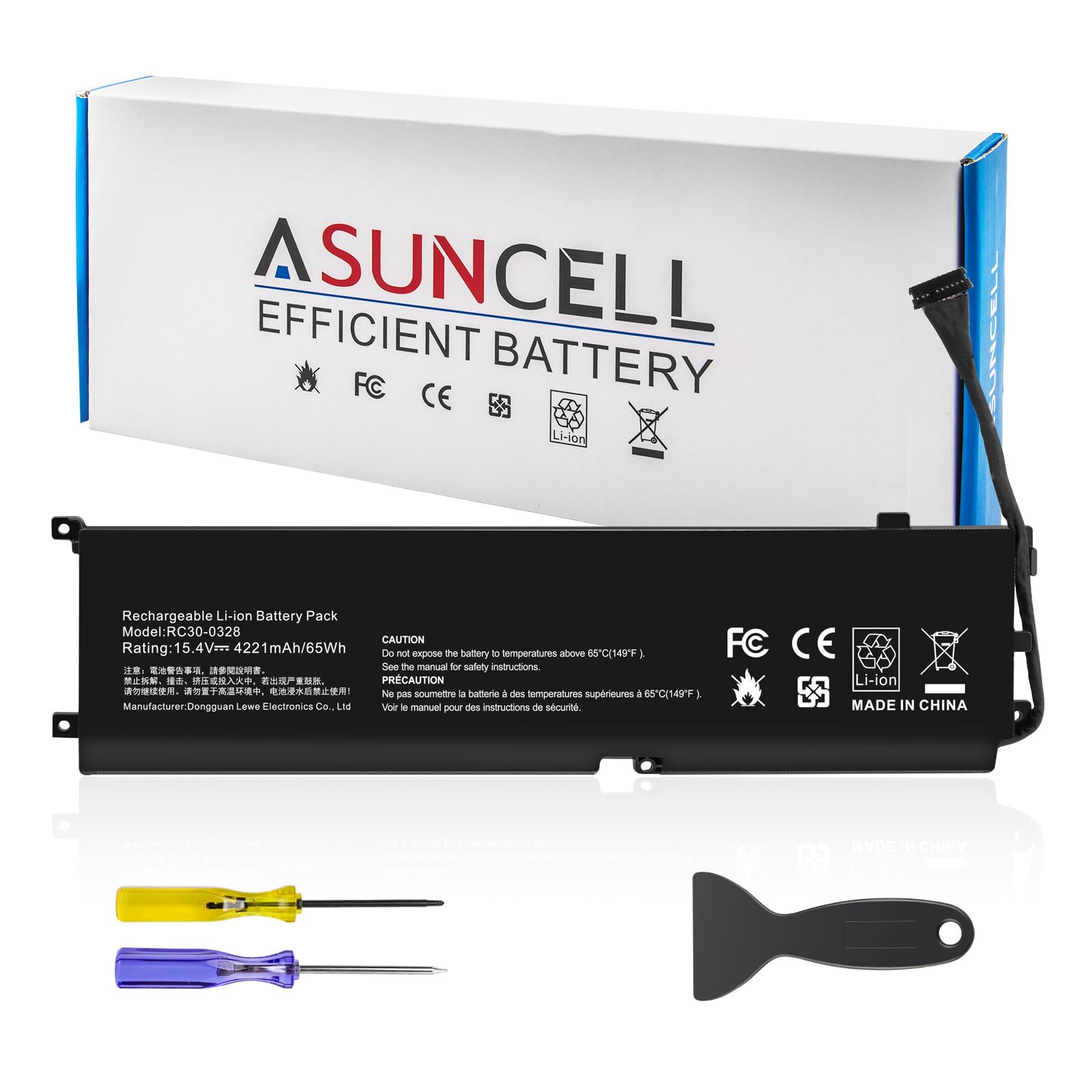 RC30-0328 RZ09-0330 Laptop Battery for Razer Blade 15 Base 2020 2021 RZ09-0328 RZ09-0328X RZ09-03286 RZ09-03287 RZ09-03289 RZ09-03287E22 RZ09-03287E22-R3U1 RZ09-0369 RZ09-0369X RZ09-0410 RZ09-0410BE22