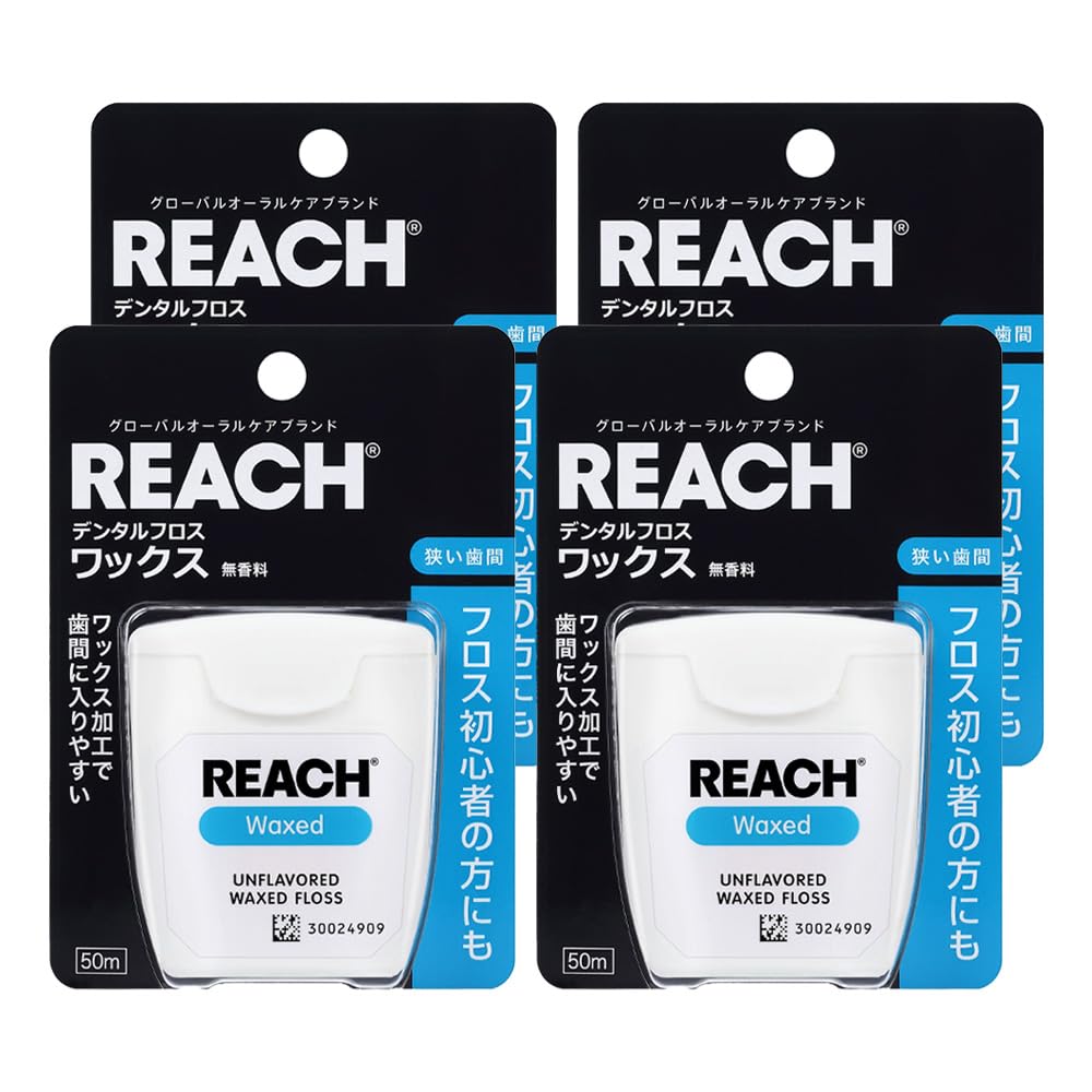Amazon | Amazon.co.jp限定 リーチ デンタルフロス ワックス 4個セット