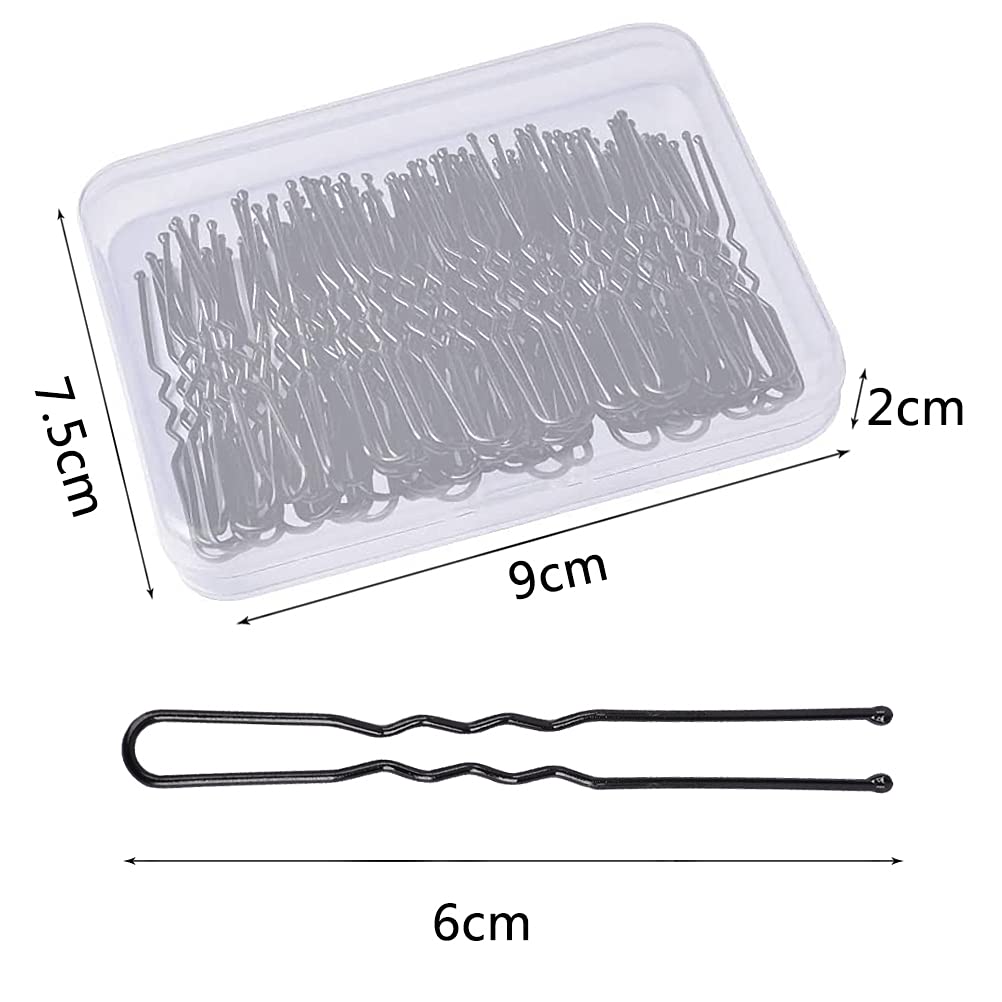 Hajcsatok tárolódobozban, praktikus elrendezésben