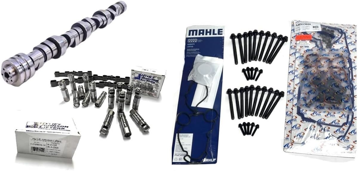 Camshaft & Lifter Kit compatible with 2011-2021 Chrysler Dodge Jeep 6.4L MDS Engines, OE 5038419AB Replacement, VIN Code J, with Head Gaskets