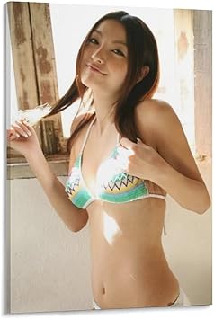 Amazon 木下優樹菜 きのした ゆきな グラビアアイドル女優写真アートセクシーなランジェリー水着ポスター キャンバス 芸術 ポスター 壁アート 画像 印刷 現代 寝室 装飾 ポスター ホームアートワーク12x18inch 30x45cm ウォールステッカー オンライン通販