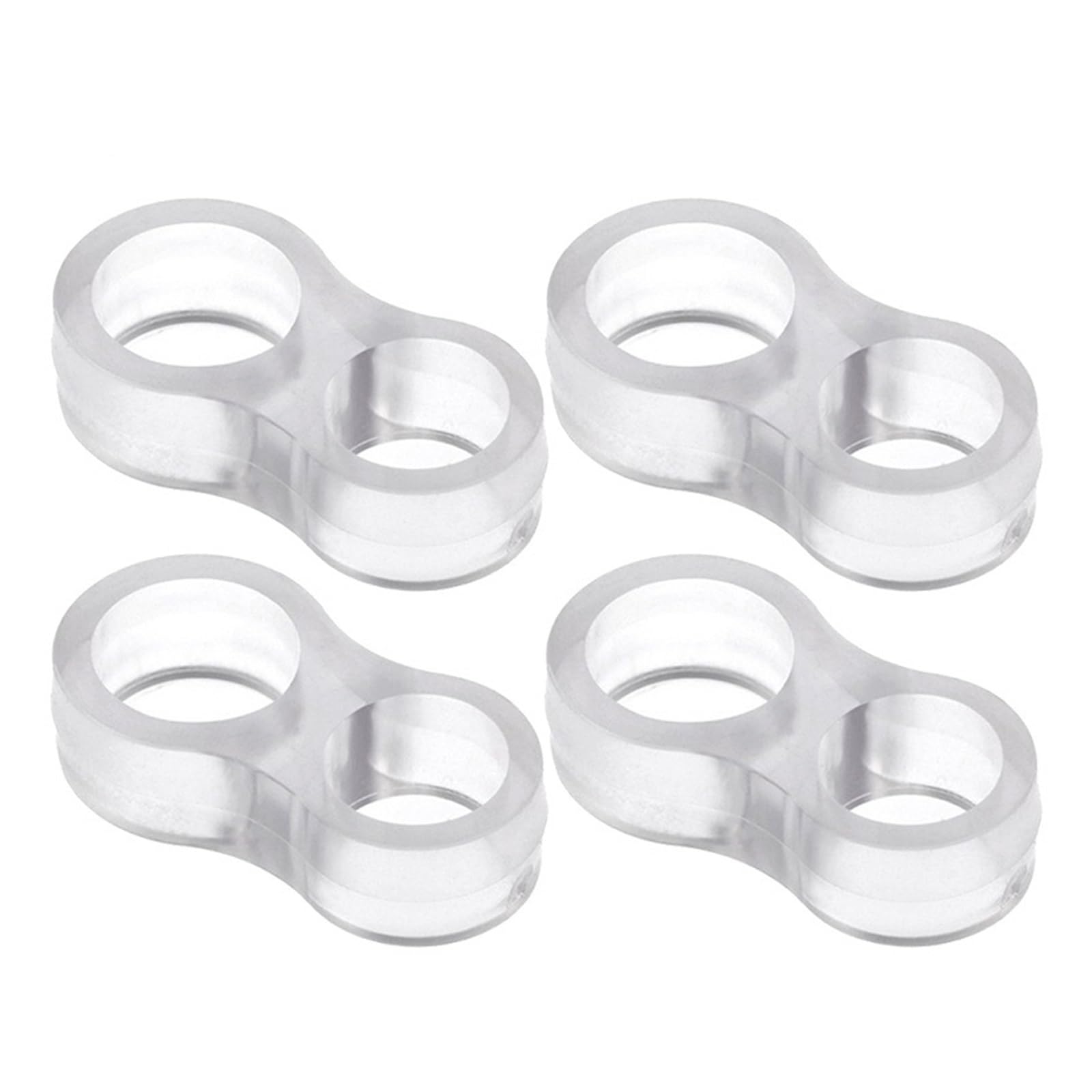 Handles Door Stopper Silicone Door Stop Transparent Wall Protection Door Knob Bumper Furniture Protector Pad Handle Buffer(4pcs)