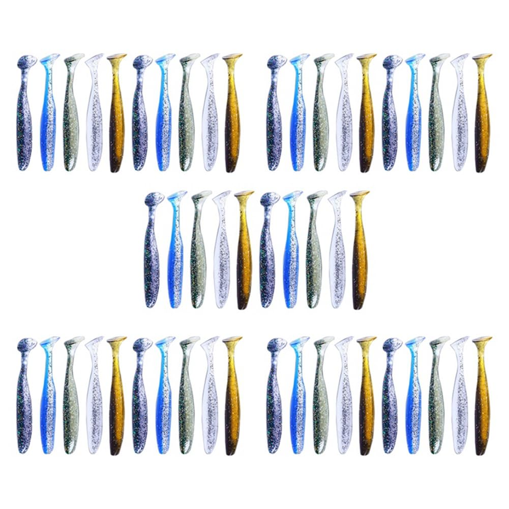 Neuf Couleurs Différentes 9 Pcs / Sac Leurres De Pêche En Plastique