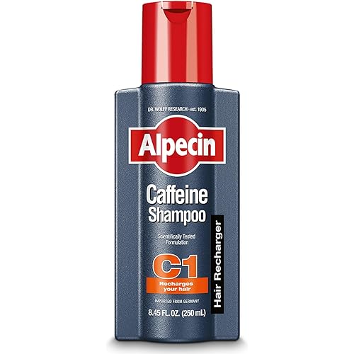 Alpecin C1 Caffeine Shampoo 8.45 fl oz, Cleanses the Scalp to Promote Natural Hair Growth, Leaves Hair Feeling Thicker and Stronger