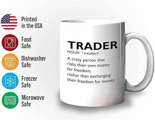 Miniatura 3 de Bubble Hugs Taza de café del mercado de valores  Definición del comerciante Crazy Person  Day Trader Brokers Asesor financiero Inversor Ahorro de